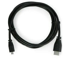 Raspberry MicroHDMI - HDMI kabelis 2m Juodas