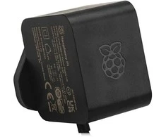 Raspberry Pi 27W USB-C maitinimo šaltinis – oficialus USB C maitinimo šaltinis 5.1V / 5A, skirtas Raspberry Pi 5 – juodas