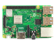 Raspberry Pi 3 B+ WiFi Dviejų juostų Bluetooth 1GB RAM 1,4GHz
