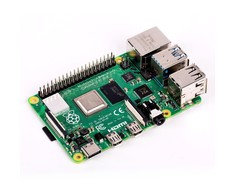 Raspberry Pi 4 modelis B WiFi DualBand Bluetooth 1GB RAM 1.8GHz
