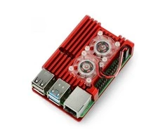 justPi korpusas Raspberry Pi 4B - aliuminis - juodas - LT-4B03