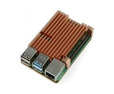 Oem Raspberry Pi 4B aliumininis radiatorius - dėžutė vario spalvos