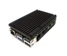 justPi korpusas Raspberry Pi 4B - aliuminis - juodas - LT-4B03
