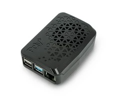 Raspberry Pi 4B dėklas Argon Poly+ Juodas