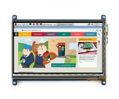 Waveshare Talpinis lietimui jautrus ekranas Raspberry Pi mikrokompiuteriui - LCD IPS 7