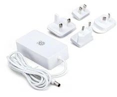Raspberry Pi Build HAT maitinimo šaltinis – DC 5.5/2.1mm 8V / 6A – baltas
