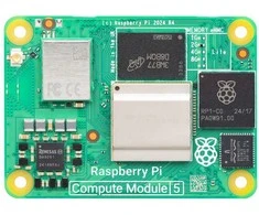 Raspberry Pi CM5 skaičiavimo modulis 5 – 16 GB RAM + 32 GB eMMC + WiFi / Bluetooth – CM5116032