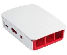 Raspberry Pi Dėžutė - Farnell - Raudonai balta