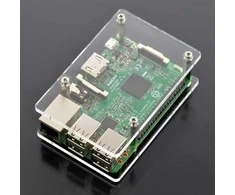 Oem Raspberry Pi dėžutė - permatoma atvira V2
