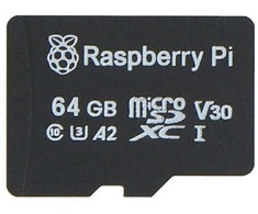 Raspberry Pi Micro SD atminties kortelė 64 GB A2 klasė