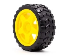 Oem Ratas 68x26mm - skirtas robotams ir "pasidaryk pats" transporto priemonėms - su B tipo protektoriumi