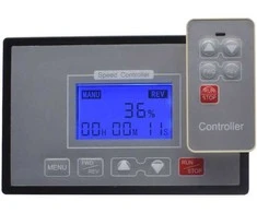 RC-LCD skydinis/sieninis valdiklis elektros varikliams 12-48V DC 32A - Elektrobim