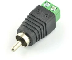 Oem RCA lizdas su greitai prisukama varžto jungtimi