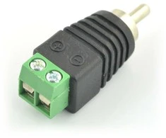 Oem RCA lizdas su greitai prisukama varžto jungtimi