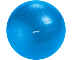Reabilitacinis gimnastikos kamuolys 75 cm su rankine pompa, mėlynas, REBEL ACTIVE