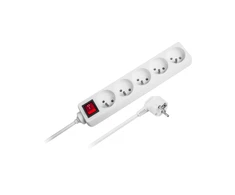 Rebal elektros tinklo ilgintuvas Rebel 5 lizdai su jungikliu 5m - 1.5mm