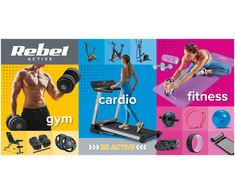 Rebel Active reklaminė juosta - BŪK AKTYVUS (200 x 100 cm)