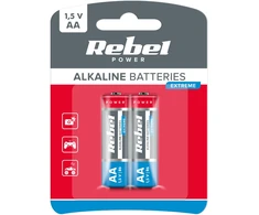 REBEL EXTREME LR06 šarminės baterijos, 2 vnt./dėžutėje