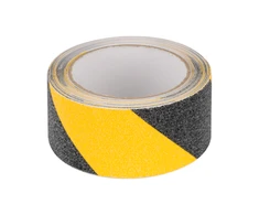 REBEL izoliacinė juosta 0.75mmx50mmx5m - juoda geltona