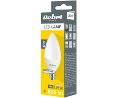 Rebel LED žvakinė lempa 8W, E14, 4000K, 230V
