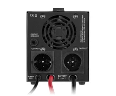 Rebel POWER-500-LFP4 avarinis maitinimo šaltinis – keitiklis su gryna sinusine banga ir įkrovimo funkcija 12V 230V 500VA 300W