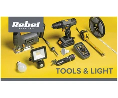 Rebel Tools &amp; Šviesi reklamjuostė (200 x 110 cm)