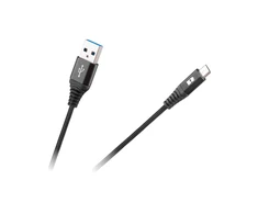REBEL USB - micro USB kabelis 2m Juodas