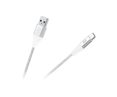 REBEL USB - USB C kabelis 1m Baltas