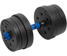 Reguliuojami bituminiai hanteliai su jungtimi 2x10kg, REBEL ACTIVE