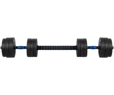 Reguliuojami bituminiai hanteliai su jungtimi 2x10kg, REBEL ACTIVE