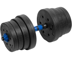 Reguliuojami bituminiai hanteliai su jungtimi 2x15kg, REBEL ACTIVE