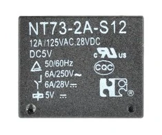 Oem Relė NT73-2A-S12-05 - 5V ritė, 12A/125VAC kontaktai