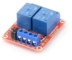 Oem Relės modulis 2 kanalų H/L su optoizoliacija - kontaktai 10A/250VAC - ritė 12V