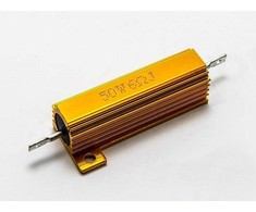 Oem Rezistorius 50W - 6Ohm - aliuminio korpuse - RX24 50W 6R