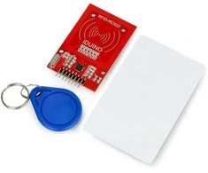 RF522 RC522 13.56MHz SPI + kortelė ir raktų pakabukas - raudonas - Iduino ME138