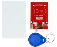RF522 RC522 13.56MHz SPI + kortelė ir raktų pakabukas - raudonas - Iduino ME138