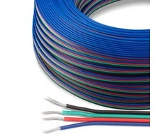 Oem RGB laidas - 4 kontaktų - AWG27 - skirtas LED juostoms - 1mb