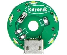 RGB LED juosta 5xUSB 5V LED - apvali - Kitronik 35167