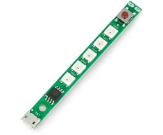 RGB LED juostelė 5x USB 5 V šviesos diodai su šablono pasirinkimu - Kitronik 3561