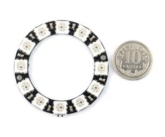 Oem RGB LED žiedas WS2812 5050 x 12 LED - 38mm