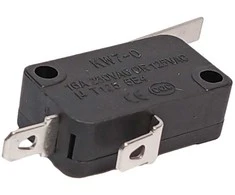 Ribinis jungiklis KW7 NO - 230VAC - su 28 mm svirtimi - Mikrojungiklis