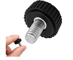 Rievota rankenėlė M4x10mm - rankenėlė, bakelito galvutės varžtas