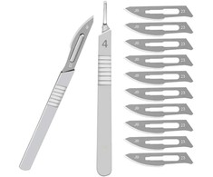 Oem Rinkinys - chirurginiai peiliukai 10 vnt, - 11 tipo skalpelis - skalpelio rankena
