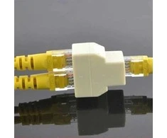 Oem RJ45 tinklo kabelio skirstytuvas – nuo 1 lizdo iki 2 RJ-45 lizdų