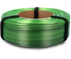 Rosa3D Refill PLA Magic Silk siūlas 1.75mm 1kg - Mistic Žalias