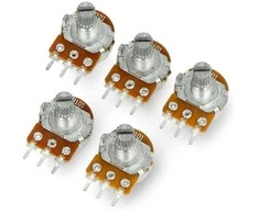 Oem Rotacinis potenciometras 101Ohm tiesinis 1/5W B0.1K/B101 - 5 vnt