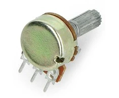 Oem Rotacinis potenciometras 10kΩ logaritminis 1/8W - 5 vnt
