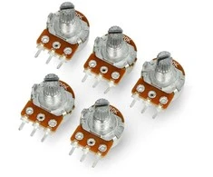 Oem Rotacinis potenciometras 20kOhm tiesinis 1/5W B20K - 5 vnt