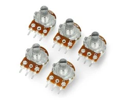 Oem Rotacinis potenciometras 250kOhm tiesinis 1/5W B250K - 5 vnt