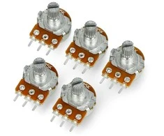 Oem Rotacinis potenciometras 5kOhm tiesinis 1/5W B5K - 5 vnt